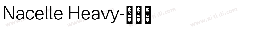 Nacelle Heavy字体转换